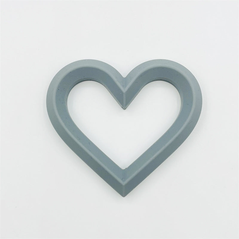 Wholesale 3PCS 71*80CM Silicone Heart Beads Teether